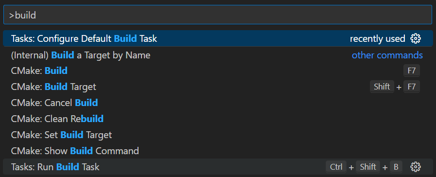 Configure Default Build Task